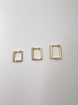 Brinco Pequeno Aureum Banhado a Ouro 18k