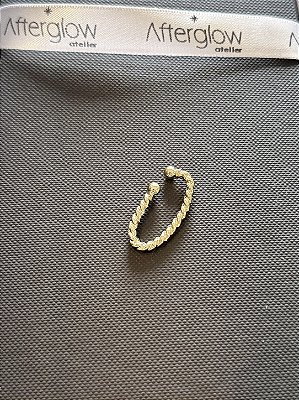 Piercing Fake Rope Banhado a Ouro