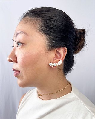 Brinco Earcuff Sublime Banhado a Ouro