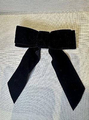 Laço Veludo Black