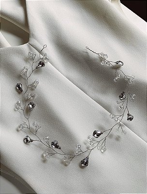 Arranjo Tiara Noiva Raindrops