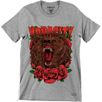 Camiseta Bear Scream Grey - Voracity