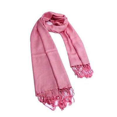 PASHMINA ROSA  de VISCOSE - 4º CHAKRA "AMOR INCONDICIONAL"