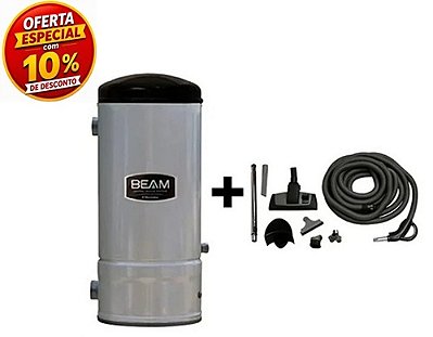 Central de Aspiração BEAM - BM 265EA + Kit de acessórios com mangueira on/off