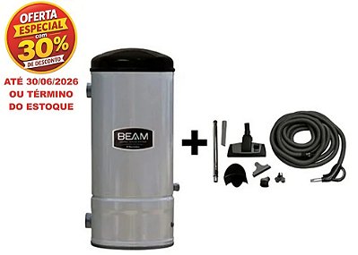 Central de Aspiração BEAM - BM 265EA + Kit de acessórios com mangueira on/off