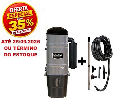 Central de Aspiração BEAM - BM 285EA + Kit de acessórios com mangueira standard