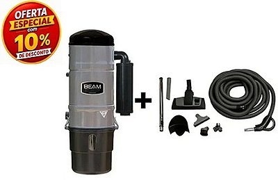 Central de Aspiração BEAM - BM 285EA + Kit de acessórios com mangueira on/off