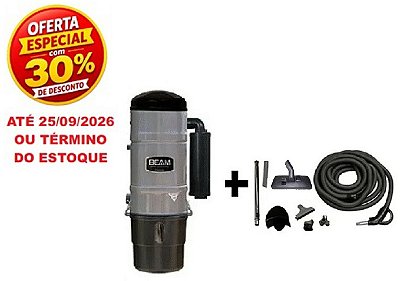 Central de Aspiração BEAM - BM 285EA + Kit de acessórios com mangueira on/off