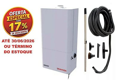 Central de Aspiração Gs100 Hayden + Kit De Acessórios Standard