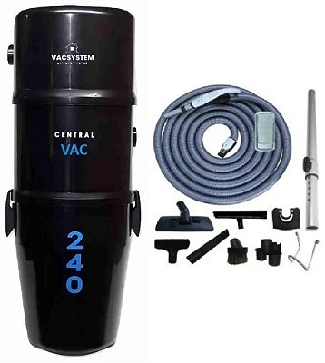 Central de Aspiração Vacsystem VAC240 + Kit de acessórios com mangueira ON/OFF