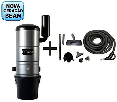 Central de Aspiração BEAM 345+ KIT DE ACESSORIOS ON/OFF - NOVA GERAÇÃO BEAM