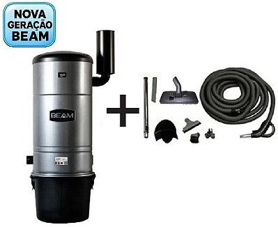 Central de Aspiração BEAM 495+ KIT DE ACESSORIOS ON/OFF - NOVA GERAÇÃO BEAM