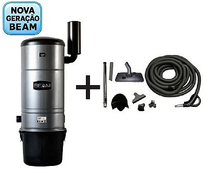 Central de Aspiração BEAM 3600+ KIT DE ACESSORIOS ON/OFF - NOVA GERAÇÃO BEAM