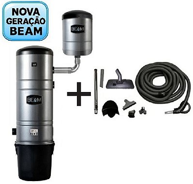 Central de Aspiração BEAM 4500+ KIT DE ACESSORIOS ON/OFF - NOVA GERAÇÃO BEAM