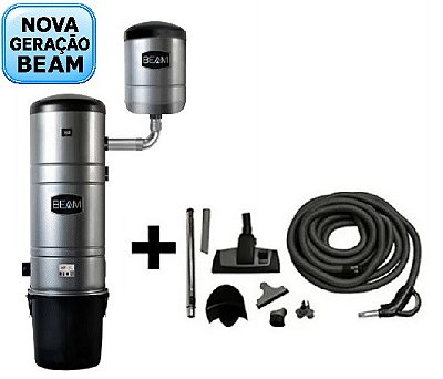 Central de Aspiração BEAM 4500+ KIT DE ACESSORIOS ON/OFF - NOVA GERAÇÃO BEAM