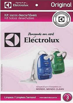 Sacos descartáveis para aspirador de pó Electrolux - Mondo e Mondo Clean