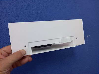 Pá automática Branca para Aspiração Central com Moldura