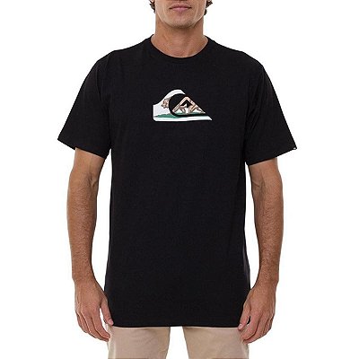 Camiseta Quiksilver CA Logo - Preto