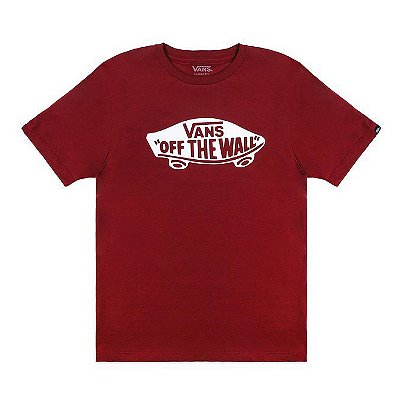 Camiseta Vans Infantil Juvenil OTW Pomegranate - Vinho