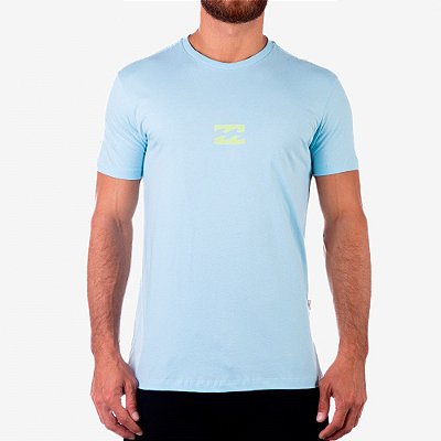 Camiseta Billabong Mid Icon - Azul Claro