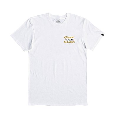Camiseta Quiksilver Quik Frame - Branco