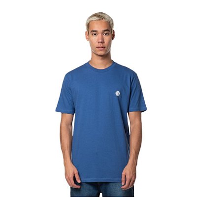 Camiseta Element Basic Crew Color - Azul