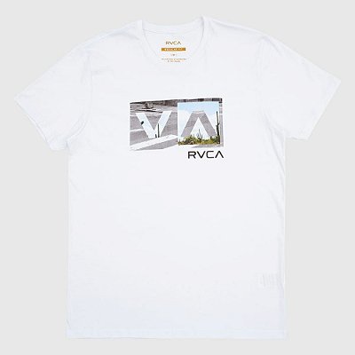 Camiseta RVCA Balance Box Branca