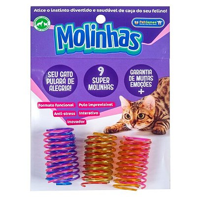 Molinhas Multicores | Brinquedos para gatos