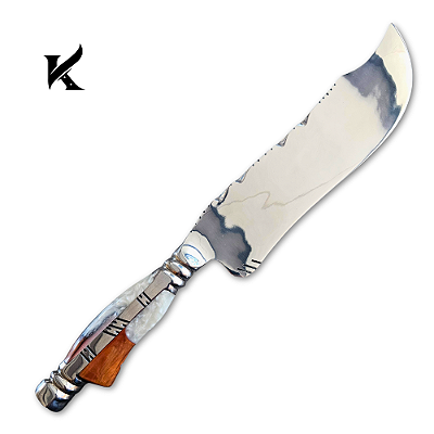 Faca Forjada 12" - Cabo Fulltang Inox 420 Cutelaria Artesanal