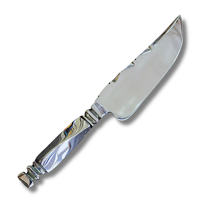 Faca Forjada 10" - 11 mm Espessura Brut Forge Lisa