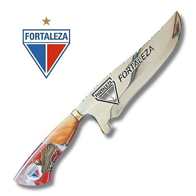 Faca Picanheira Artesanal 10 polegadas Do Fortaleza em Aço Inox 420 – Personalizada 4mm
