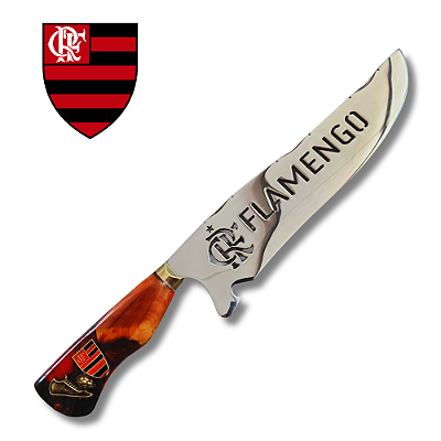 Faca De Churrasco Do Flamengo - Personalizada