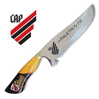 Faca De Churrasco picanheira Do Atlético Pr 10" Personalizada - 4mm