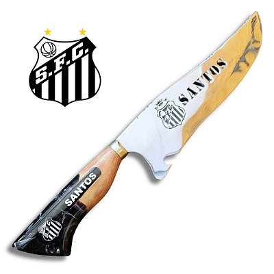 Faca De Churrasco picanheira Do Santos 10" Personalizada - 4mm