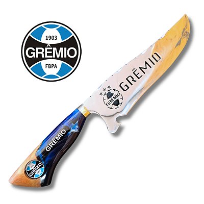 Faca De Churrasco Picanheira Do Grêmio 10" Personalizada - 4mm
