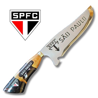 Faca De Churrasco Picanheira Do São Paulo 10" Personalizada - 4mm