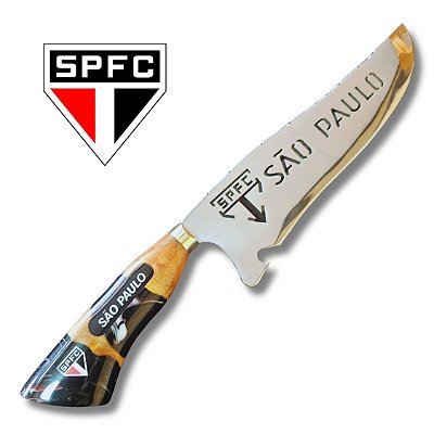 Faca Do São Paulo Picanheira Artesanal 10 polegadas em Aço Inox 420 – Personalizada 4mm