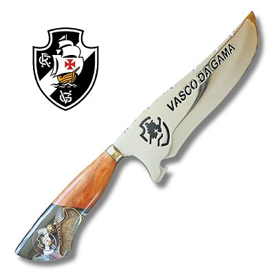 Faca Picanheira Artesanal 10 polegadas Do Vasco Da Gama em Aço Inox 420 – Personalizada 4mm