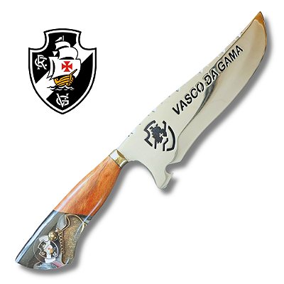 Faca De Churrasco Picanheira Do Vasco Da Gama 10" Personalizada - 4mm