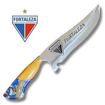 Faca Picanheira Artesanal 10 polegadas Do Fortaleza em Aço Inox 420 – Personalizada 4mm