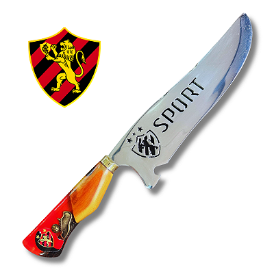 Faca De Churrasco Picanheira Do Sport 10" Personalizada - 4mm