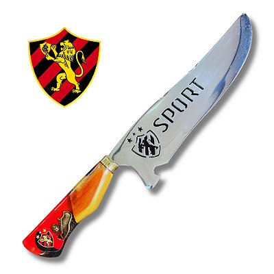 Faca De Churrasco Picanheira Do Sport 10" Personalizada - 4mm