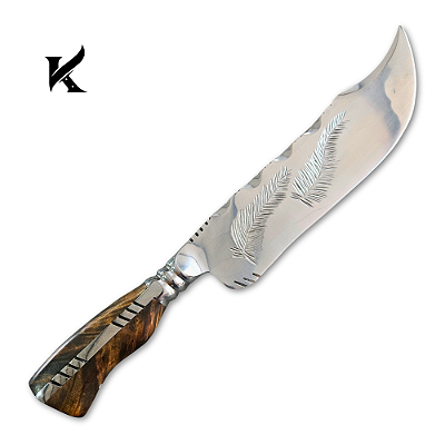 Faca Forjada 13" - Cabo Fulltang Inox 420 Cutelaria Artesanal