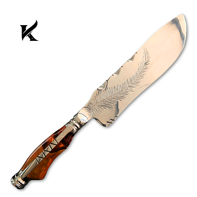 Faca Forjada 12" - Cabo Fulltang Inox 420 Cutelaria Artesanal