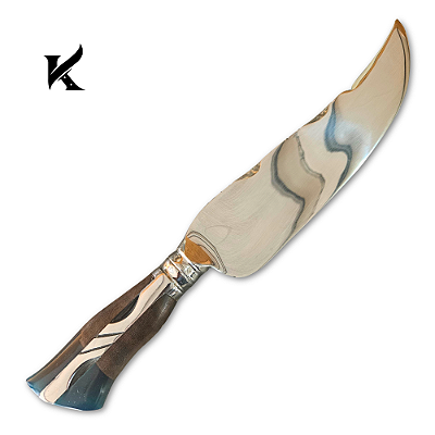 Faca Forjada 11" - Cabo Fulltang Inox 420 Cutelaria Artesanal