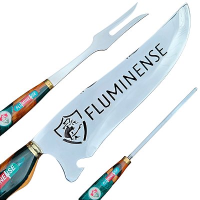 Kit Faca De Churrasco do Fluminense - Personalizado