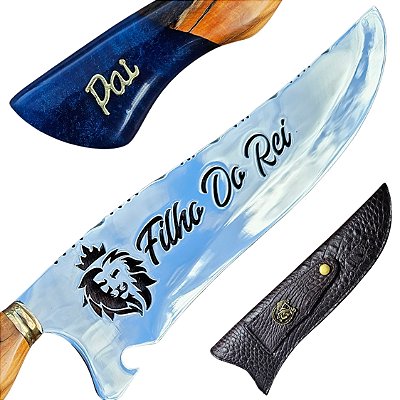 Faca De Jesus Picanheira Para Churrasco Artesanal – Personalizada