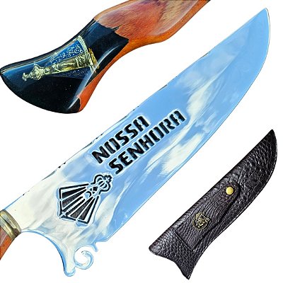 Faca Dia dos pais Picanheira Para Churrasco Artesanal – Personalizada
