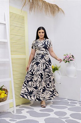 VESTIDO LONGO ESTAMPADO CLARICE 060