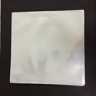 Saco plástico capa disco de vinil 32 x 32 x 0,15 - com 5kg